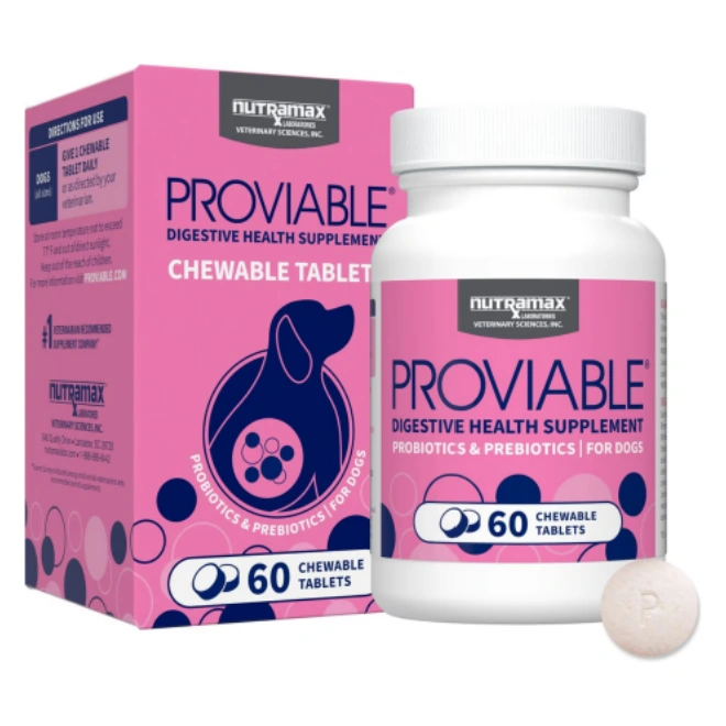 probiotics daily digestive health chewable tablet supplement for dogs