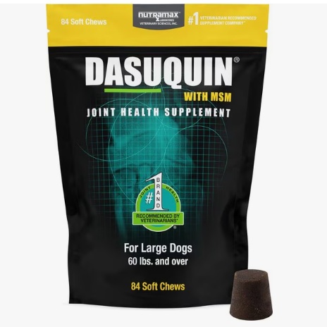 Nutramax Dasuquin Hip & Joint Soft Chews Joint Supplement for Large Dogs, 84 count