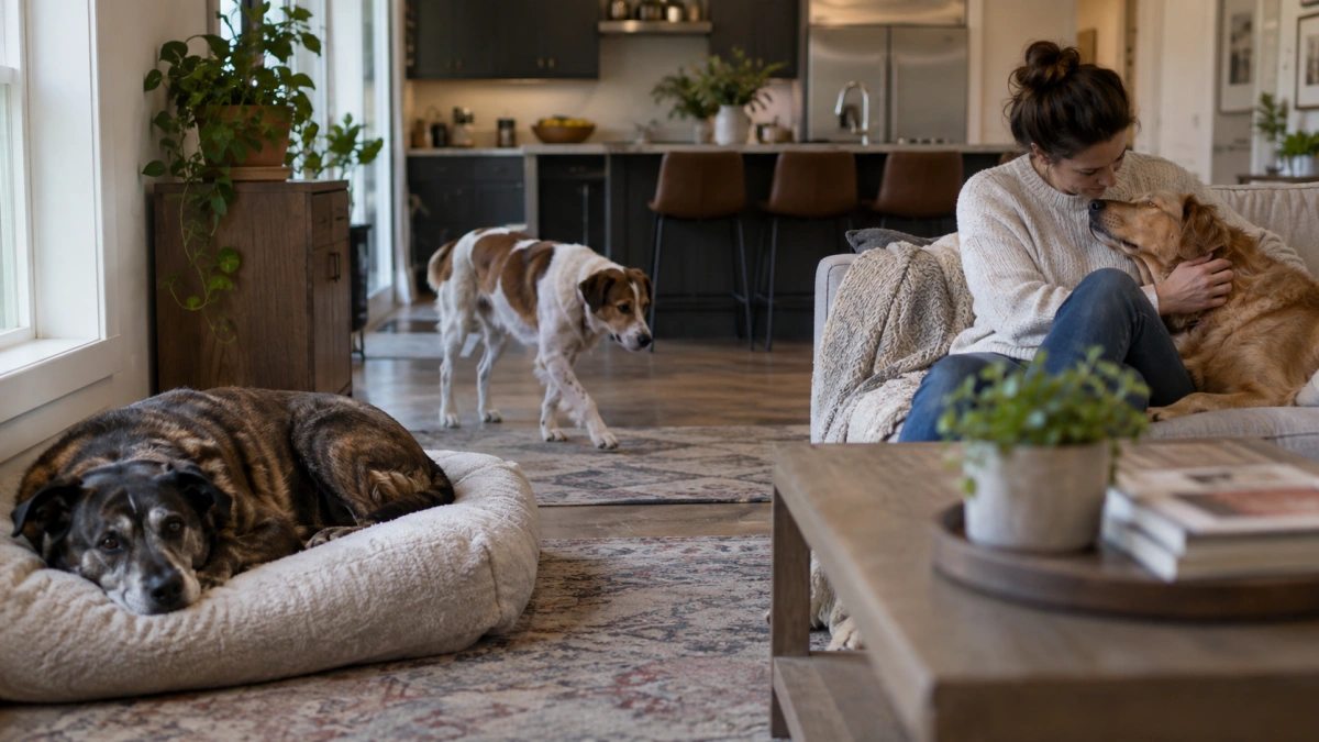 Examples of common dog behavior changes owners may notice
