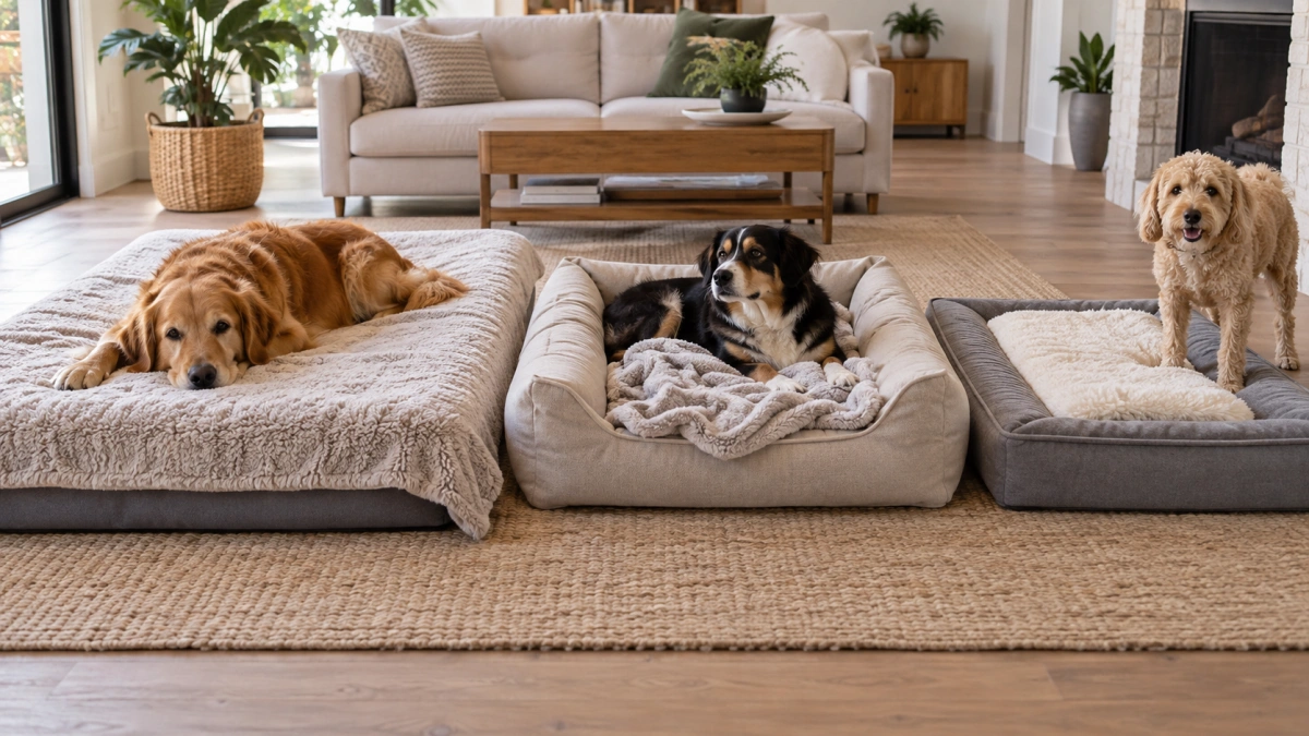 Three practical ways to use a blanket on a dog bed
