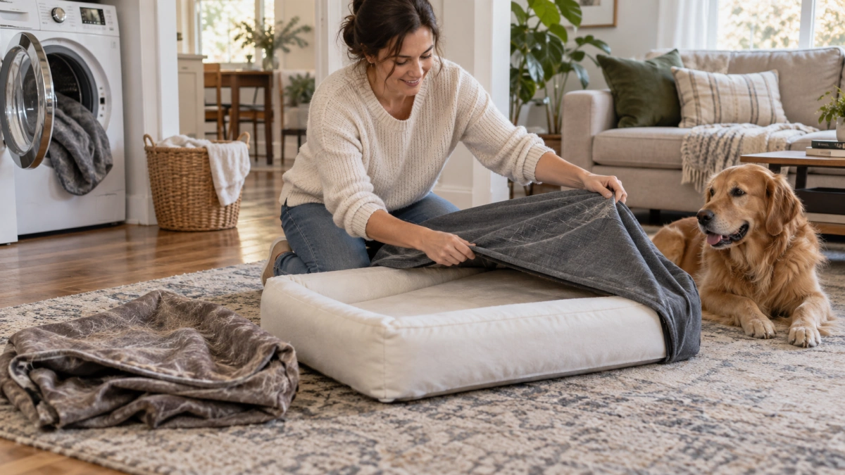 Dog bed covers and replacement covers compared for fit and washing