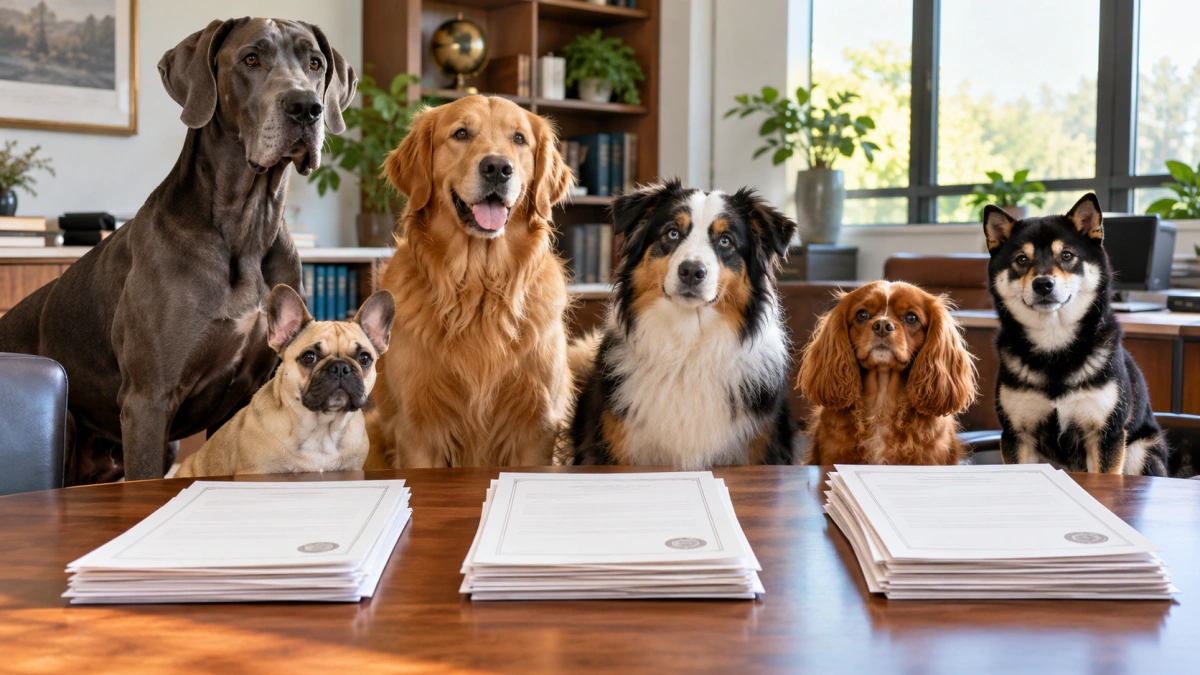 Different dog breed registries can recognize different numbers of breeds