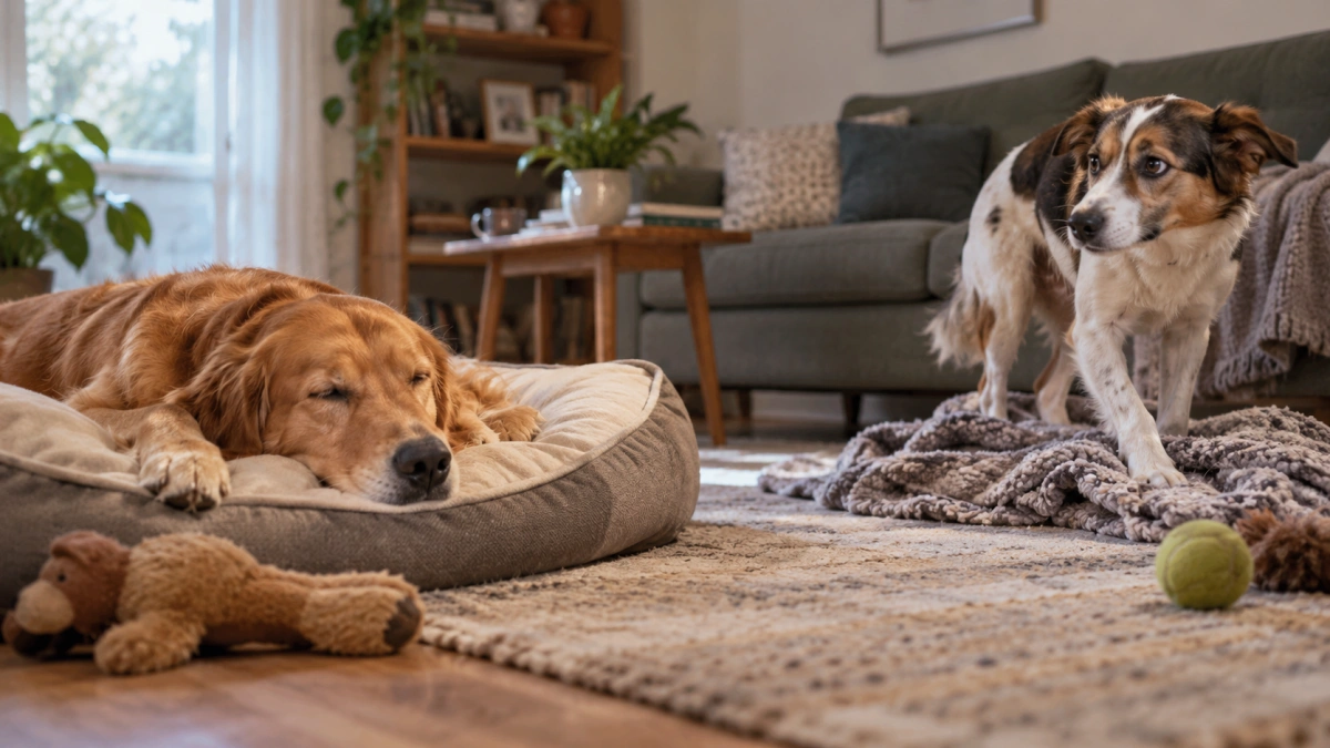 Difference between normal alone time and separation anxiety in dogs