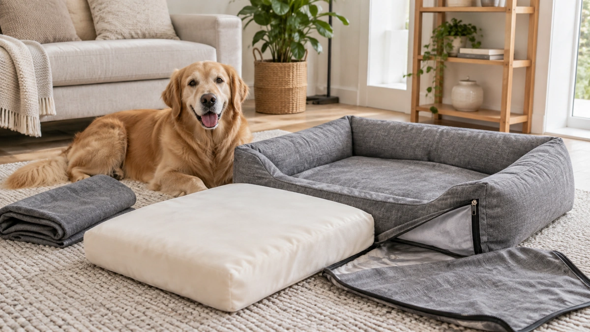 Dog bed features that make cleaning easier