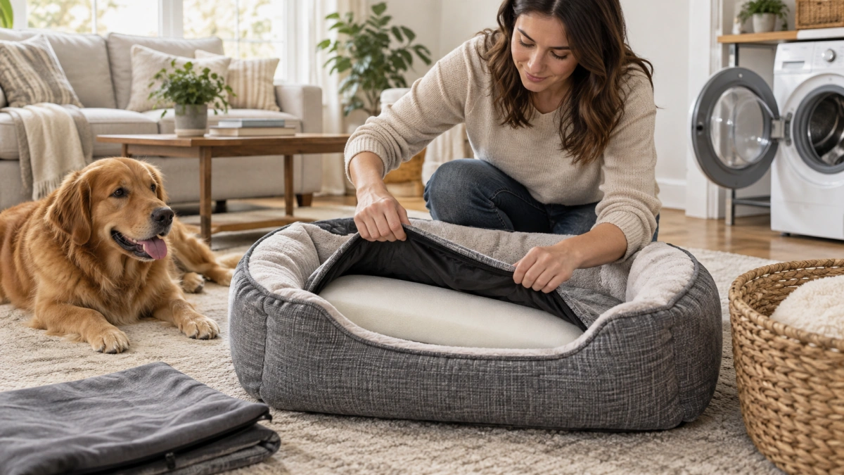 Hypoallergenic dog bed buying checklist with washable features