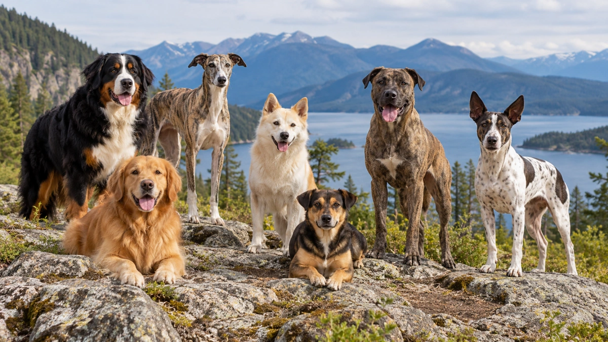 Recognized purebred dog and regional dog populations compared