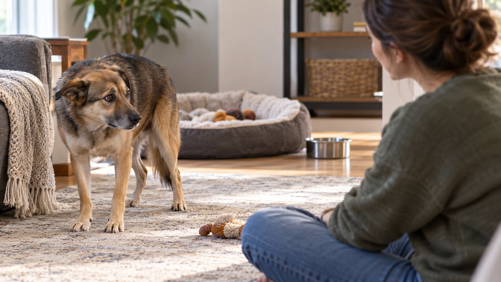 Positive behavior support for an aggressive rescue dog