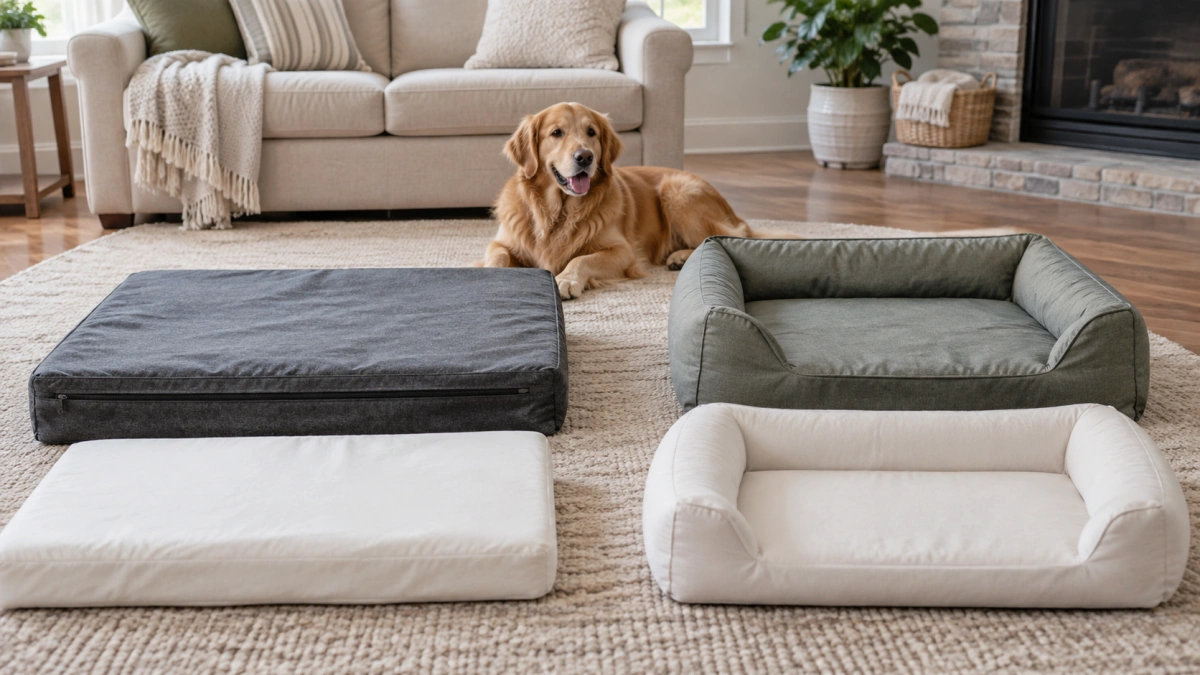 Universal and model specific replacement dog bed covers compared